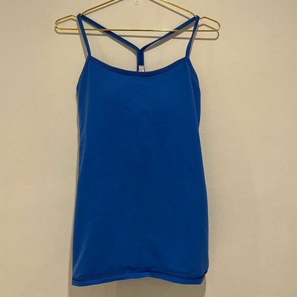 Lululemon Blue Power Y Tank Top Size 12 - Picture 2 of 7